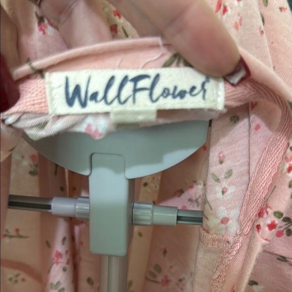 Wallflower Pink Floral Knot-Front Tee - Picture 2 of 6